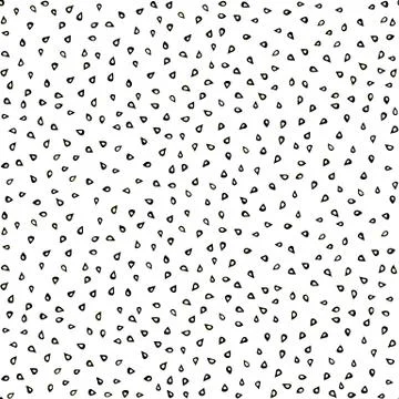 Sesame Seeds Seamless Endless Pattern Background. Realistic Hand Drawn Illust Stock Illustration