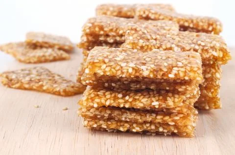 Sesame snack Stock Photos