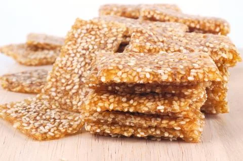 Sesame snack Stock Photos