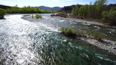 Sesia river Stock Footage 74158493