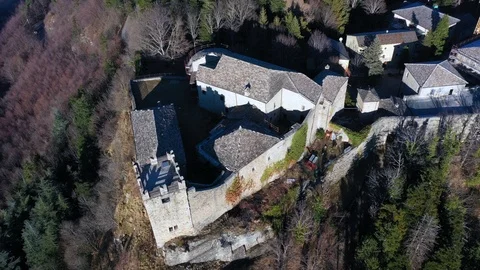 Sestola castle 4 動画素材 123225401