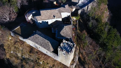 Sestola castle 5 Stock Footage 123230679