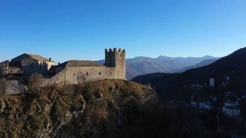 Sestola castle Stock Footage 123225051