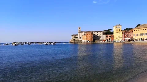 Sestri Levante Hyperlapse Stock Footage 134485823