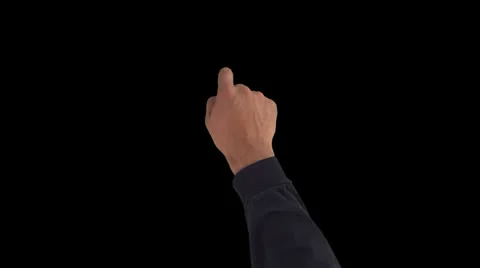 Set of 10 Gestures for iPad and Other Tablets, Alpha Stock Footage 23952837