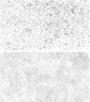 Set of 2 sandy grunge soft vector textures Stock Illustration