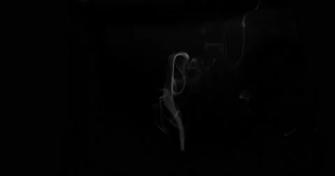 A set of 2 two different Realistic Smoke Effect floating in the air. Fog, vapour Stock Footage 142755078