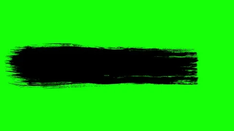 Set of 21 animated black paint brush strokes Stock Footage 112013488