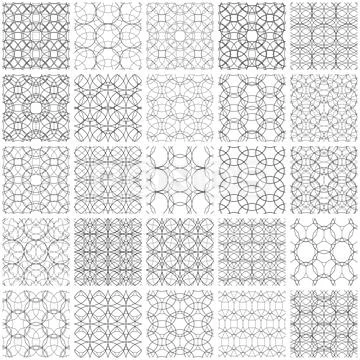 25 Seamless Geometric Patterns