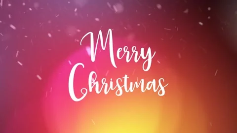 Set of 3 Animated Christmas Title Messages on Snowy Bokeh Particle Background Stock Footage 143699144