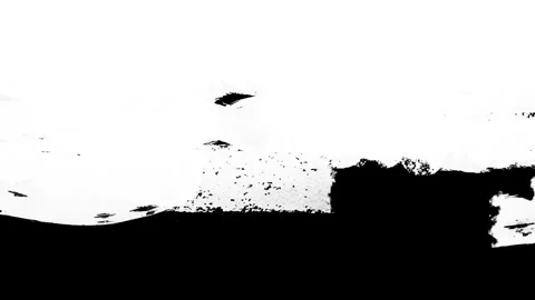 Set of 3 animated paint brush strokes transition. Stock-Footage 290933251