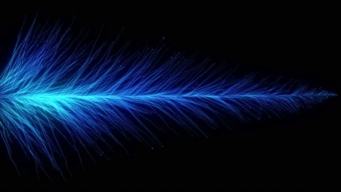 Set of 3 glowing particles trails. Xmas lights. Stock Footage 112370317