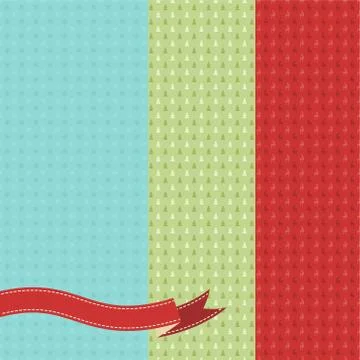 Set of 3 Vector Christmas and New Year seamless patterns イラスト素材