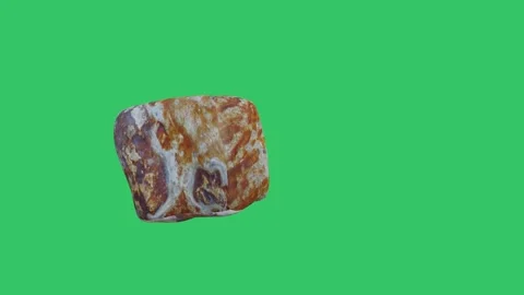 Set of 3d stones green background Stock Footage 272195536