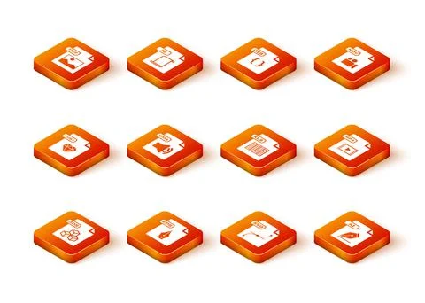 Set 3DS file document, EPS, RUBY, WMA, SVG, XLS, AI and MP4 icon. Vector Stock Illustration