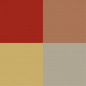 Set of 4 brick wall images Stock Illustration