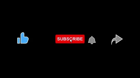 Set of 4 Social Media Vector Icons with Like, Subscribe, Notification, and .. Video stock 339395592