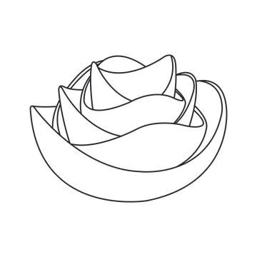A set of 5 bowl for cooking in the kitchen vector Stock Illustration