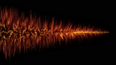 Set of 5 variation color. Glowing particles trails. Stock Footage 112370720