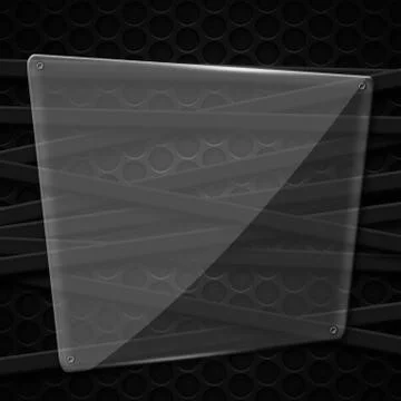 Set 8. gray frame with white glass. Stock Illustration