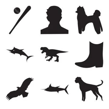 Set Of 9 simple editable icons such as , , Free Stock Illustration