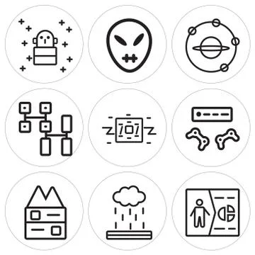 Set Of 9 simple editable icons such as Healing, Explosion, Bunker Free Stock Illustration