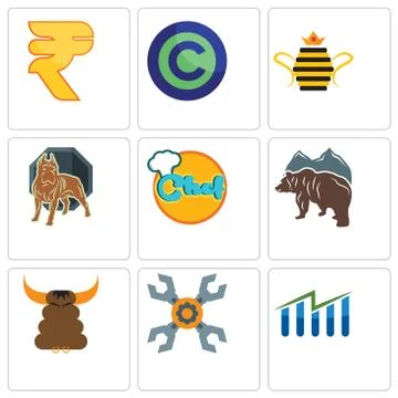 Set Of 9 simple editable icons such as free stock, appliance repair, bullshit Free Stock Illustration