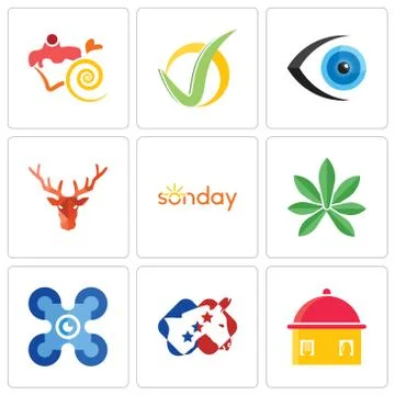 Set Of 9 simple editable icons such as homemade food, democrat, drones Free Stock Illustration