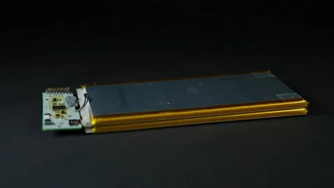 Set of AA batteries used in remote controls and computers laptops for cordl.. Stock Footage 331676372
