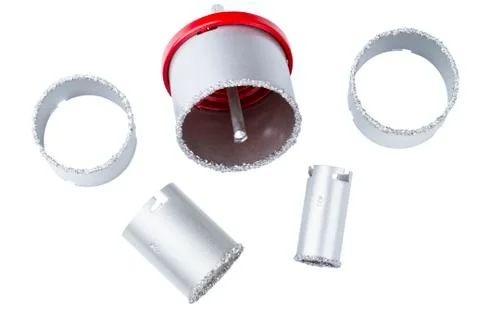 Set of abrasive rings Stock Photos