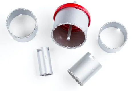 Set of abrasive rings Stock Photos