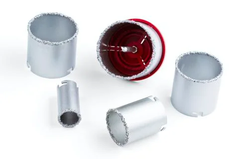 Set of abrasive rings Stock Photos