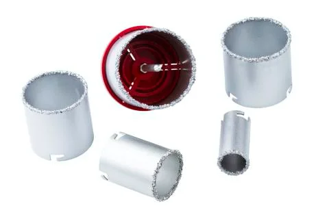 Set of abrasive rings Stock Photos