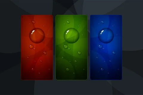 Set of abstract background Stock Illustration