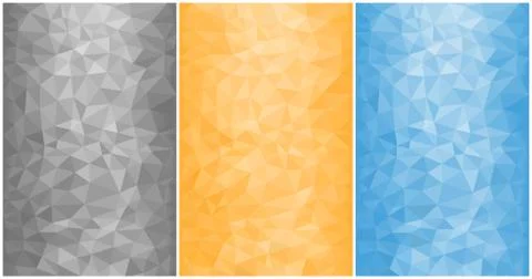 Set of Abstract Background Patterns イラスト素材