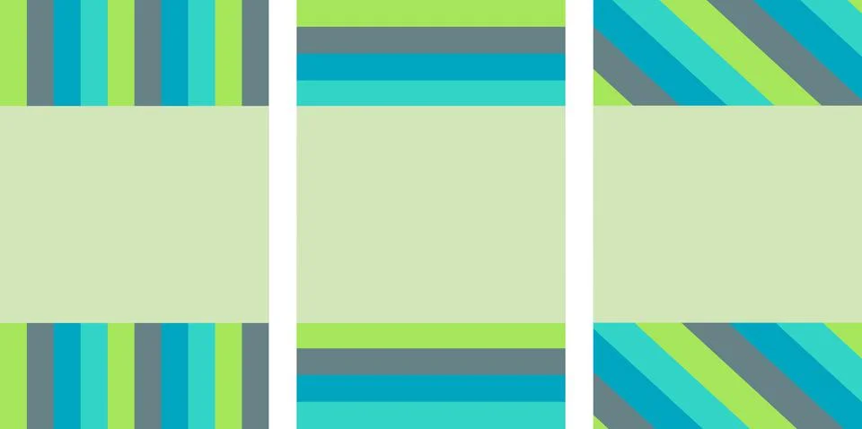 A set of abstract backgrounds. Bright pattern with stripes. イラスト素材
