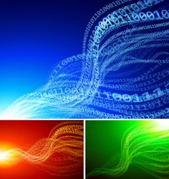 Set of abstract backgrounds イラスト素材