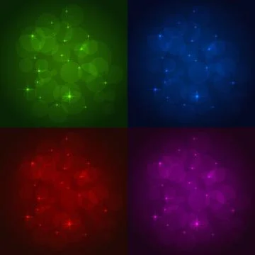 Set of abstract backgrounds Stock Illustration