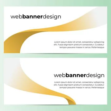 Set of Abstract Banner Design Web Template イラスト素材
