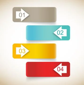 Set of abstract banners Stock Illustration