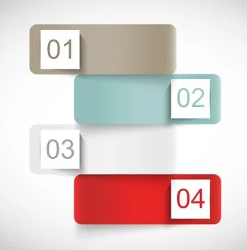 Set of abstract banners Stock Illustration