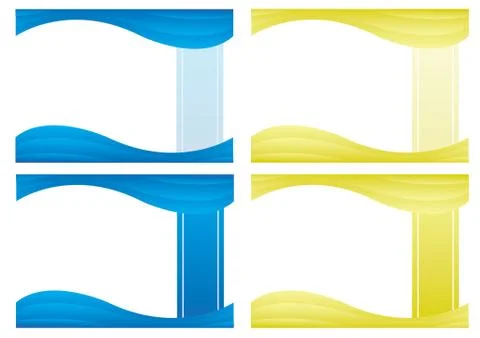 Set of abstract banners Stock Illustration