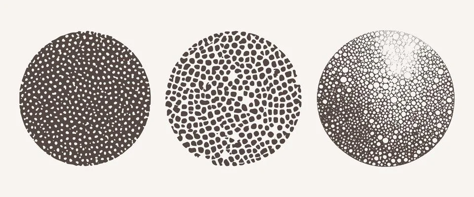 Set abstract circle elements. Rounds for graphic web design, Template for print Illustrazione stock