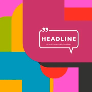 Set of abstract colored lines vector background Illustrazione stock