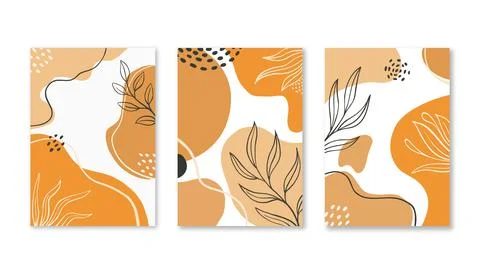 Set of abstract colored shapes, background design for websites and mobile app 스톡 일러스트