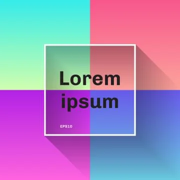 Set of abstract colorful gradient designs trendy background. You can use for Stock Illustration