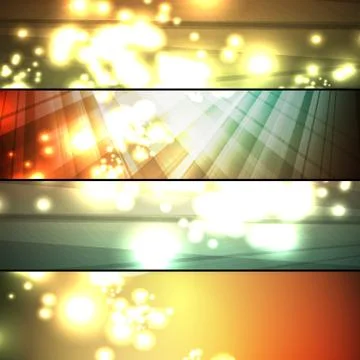 Set of abstract frames Illustrazione stock