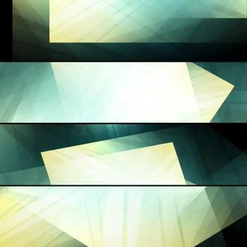 Set of abstract frames Stock Illustration