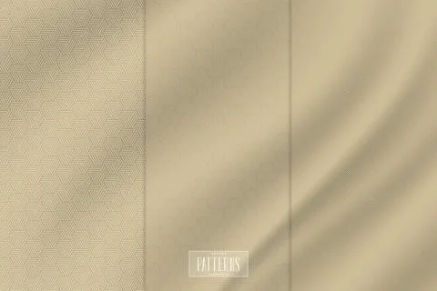 Set of abstract geometric seamless pattern traditional with silk fabric textu Illustrazione stock