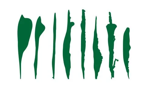 Set of abstract grunge design elements lines vector illustration Stock Illustration